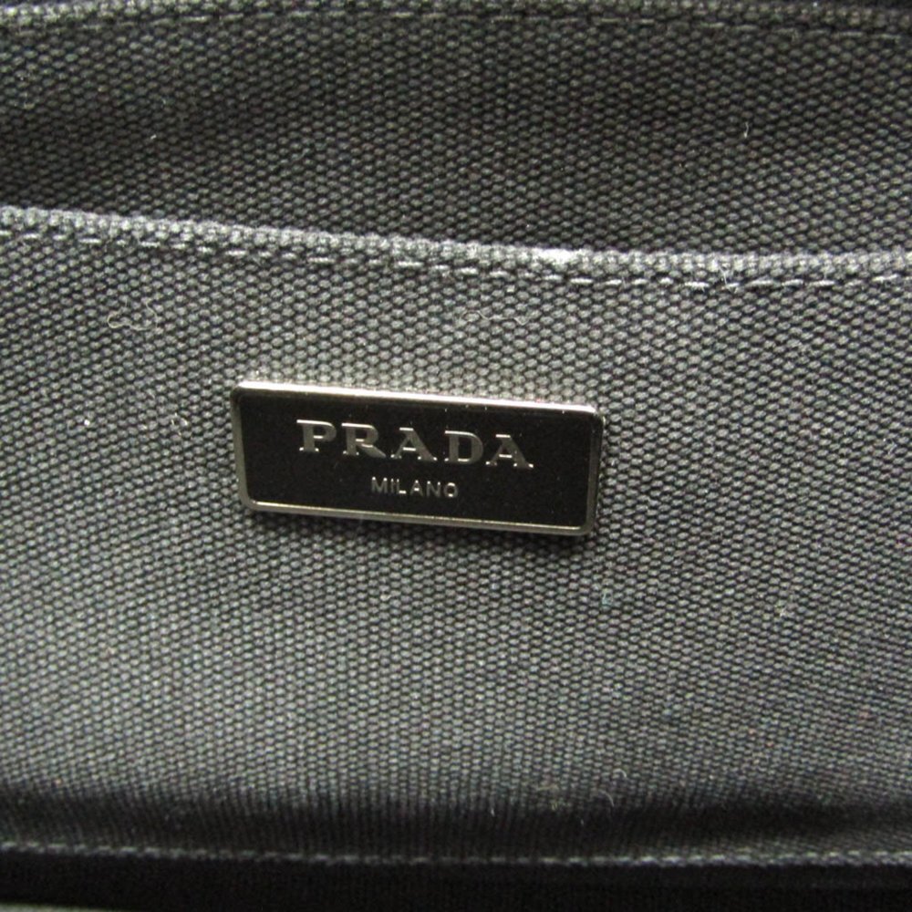 PRADA Brown Canvas Shoulder Bag - Picture 10 of 12